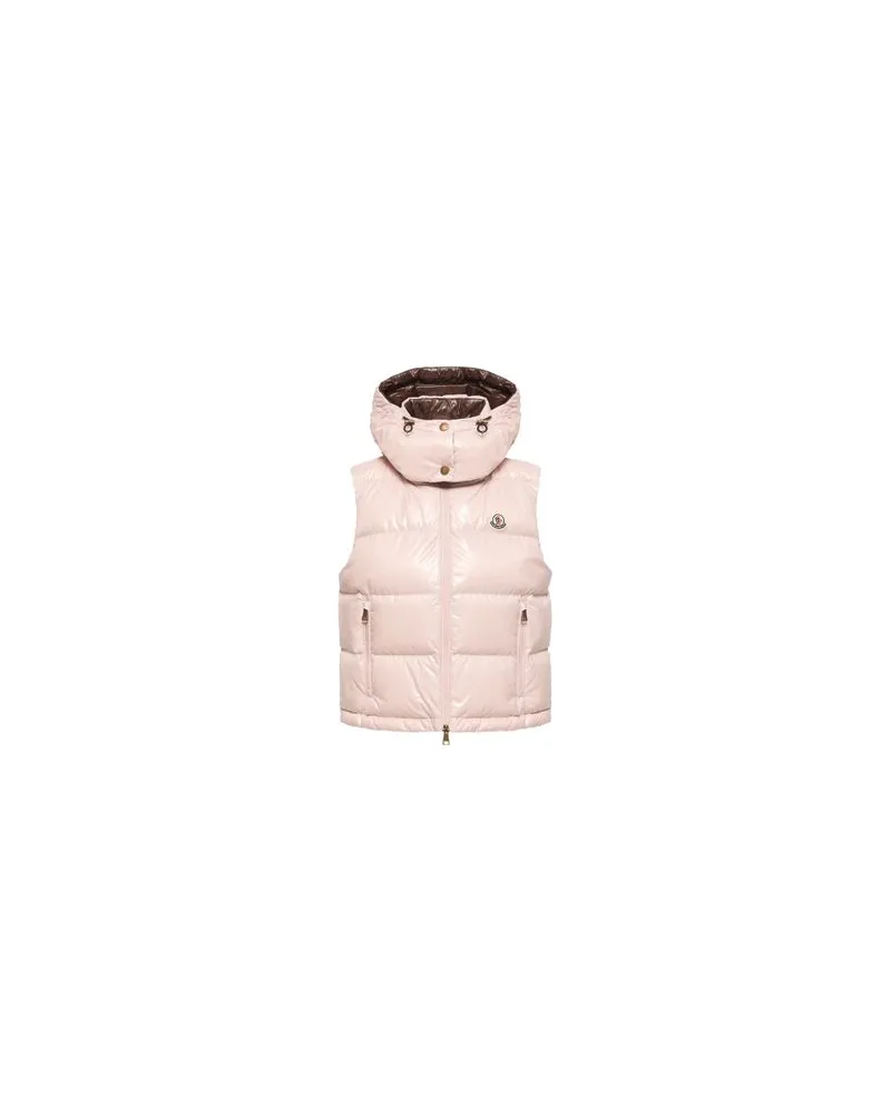 Chloé Langes Kleid mit Raffung und Rüschen Pink