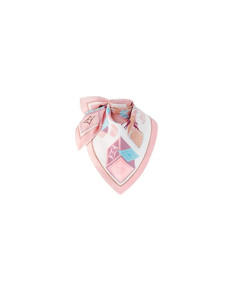 Chloé Langes Kleid mit Raffung und Rüschen Pink