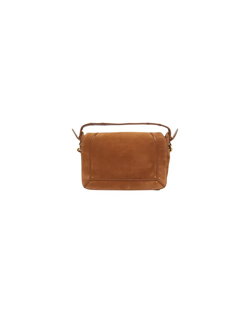 Jérôme Dreyfuss Pepito M Crossbody-Tasche Beige