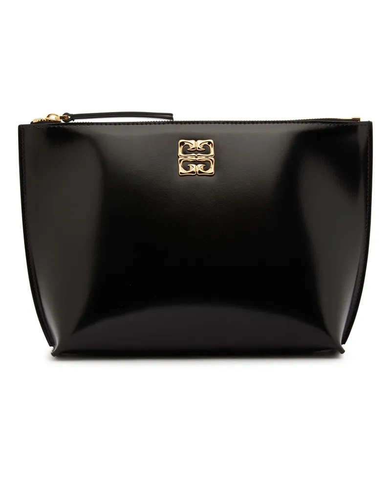 Givenchy Mittelgroße Clutch aus Boxleder 4G Liquid 