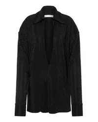 Philosophy Di Lorenzo Serafini Jerseybluse mit Strasssteinen Black