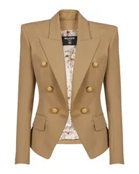 Balmain Jacke mit 6 Knöpfen Beige