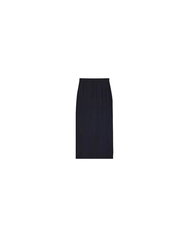 Courrèges Jacke aus Vinyl mit Stehkragen Navy