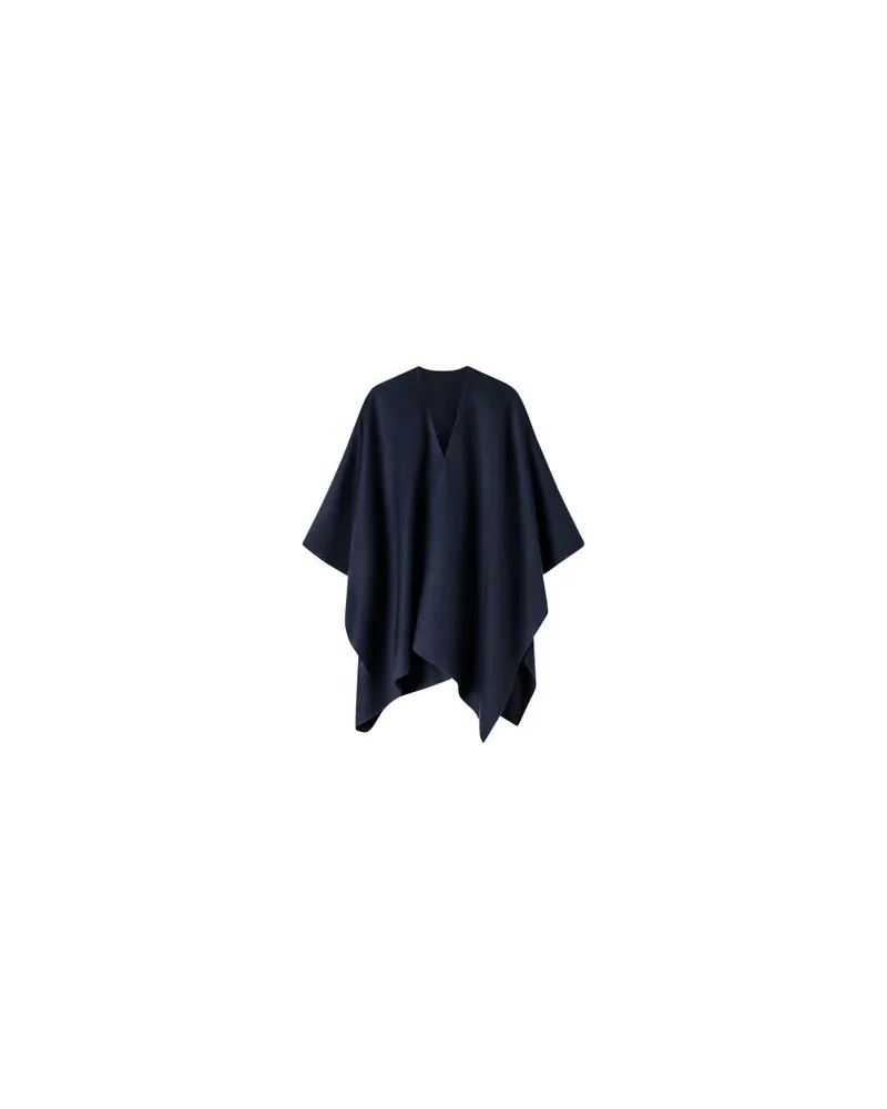 Chloé Kurzer Mantel mit zweireihiger Knöpfung Navy