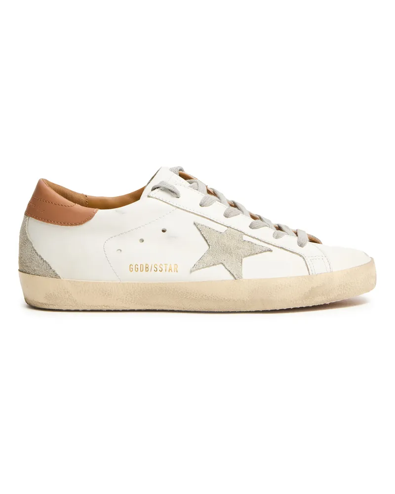 Golden Goose Super-Star Sneakers mit Wildlederstern 