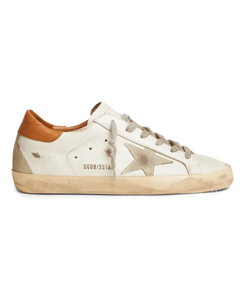 Golden Goose Super-Star Sneakers mit Wildlederstern 