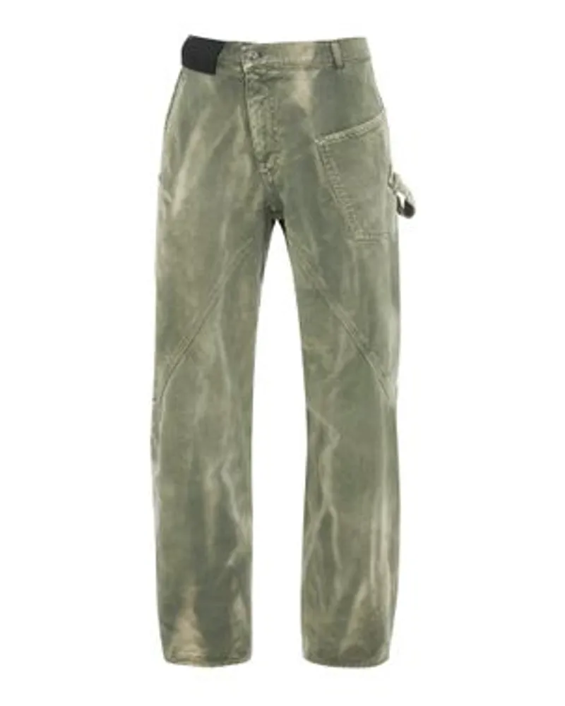 J.W.Anderson Workwear-Jeans mit Twist Green