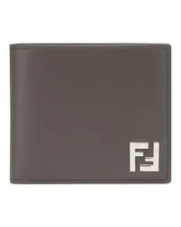 Fendi Bifold-Portemonnaie FF Squared Brown