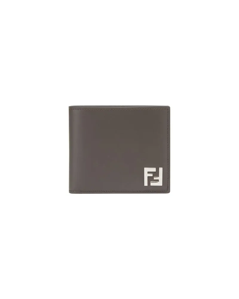 Fendi Bifold-Portemonnaie FF Squared Brown