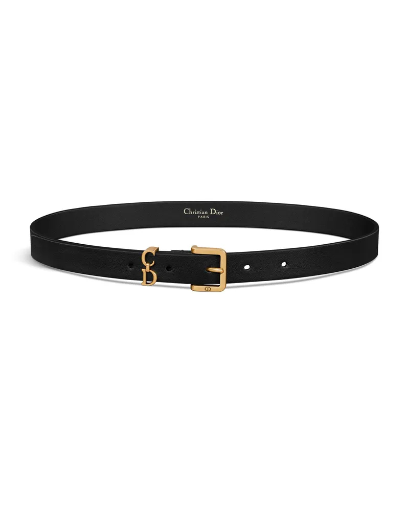 Dior Saddle Loop Gürtel Black