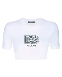 Dolce & Gabbana Kurzes Jersey-T-Shirt White