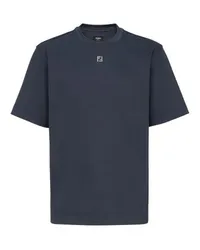 Fendi T-Shirt in Oversize Fit Blue