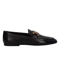 TOD'S Leder-Mokassins Black