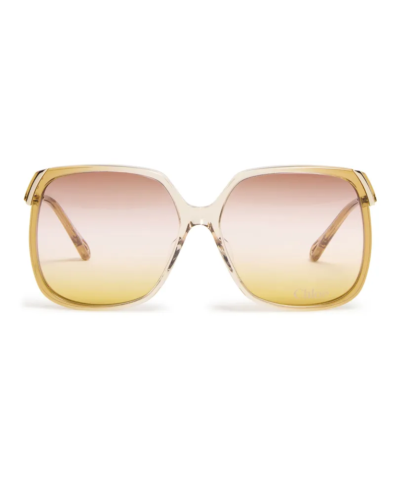 Chloé Aly Sonnenbrille Beige