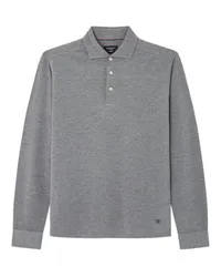 Hackett Langarm-Poloshirt Grey