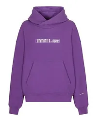 Dolce & Gabbana Jersey-Hoodie mit Print DG VIB3 Purple