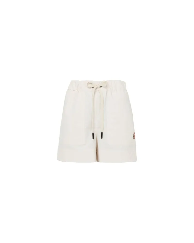 Moncler Logo shorts Beige