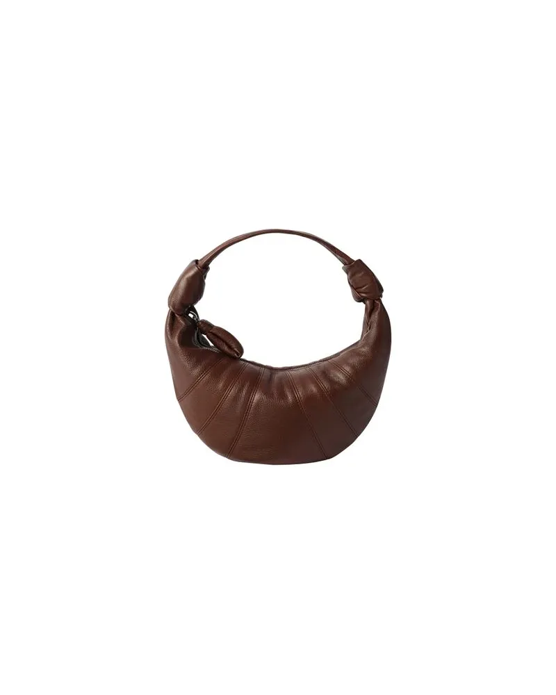 Christophe Lemaire Mini-Tasche Fortune Croissant Brown