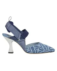 Fendi Slingback mit hohem Absatz aus Blue