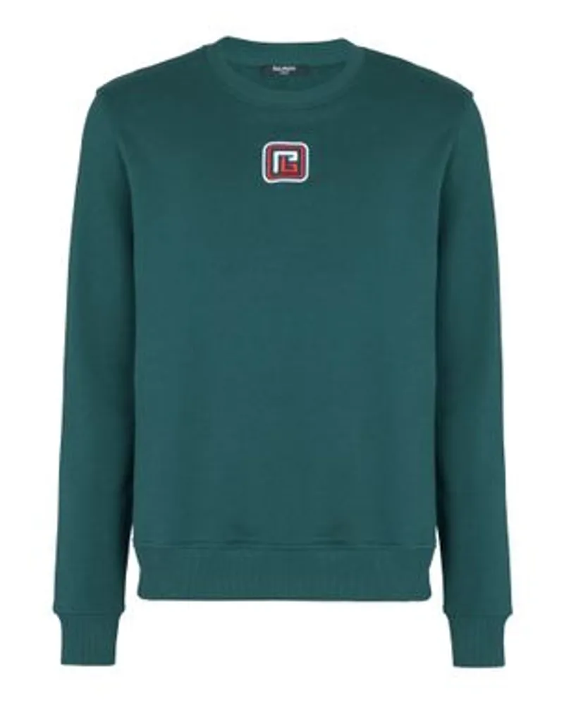 Balmain Sweatshirt PB Green