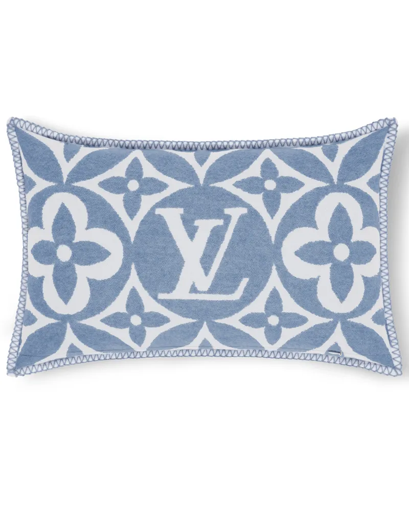 Louis Vuitton LV Medallion Kissen Blue