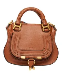 Chloé Doppelt tragbare Mini-Tasche Marcie Beige