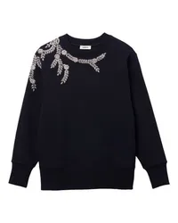 Sandro Verziertes Sweatshirt Black