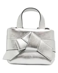 Acne Studios Kleine Cabas-Tasche Musubi Silver