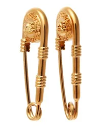 Versace Ohrringe Safety Pin Gold