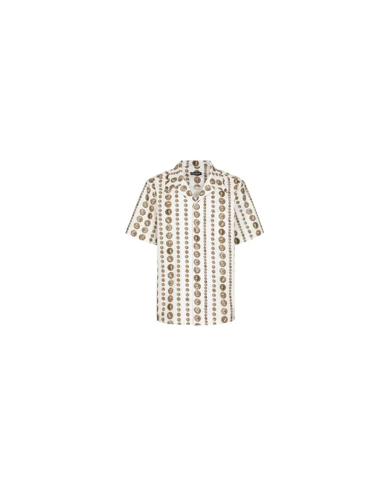 Dolce & Gabbana Hawaii-Hemd White