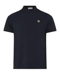 Stone Island Kurzarm-Poloshirt mit Logo Navy