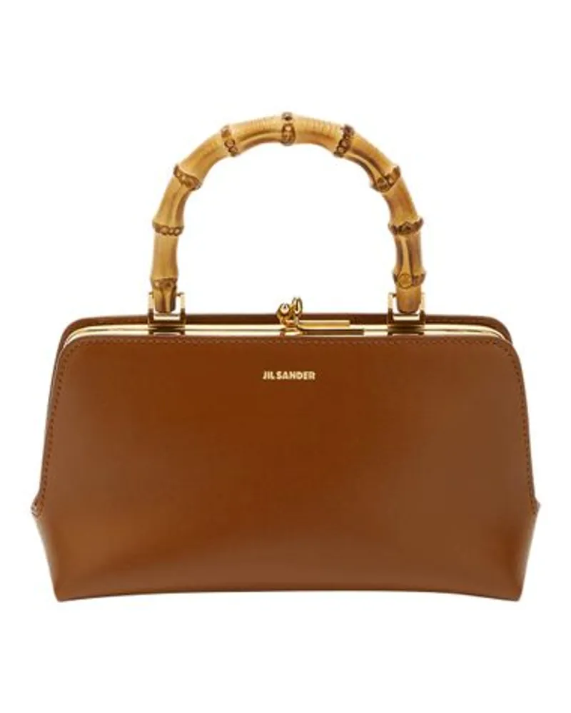 Jil Sander Goji bamboo mini Brown