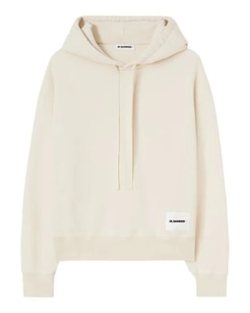 Jil Sander Kapuzen-Sweatshirt Beige