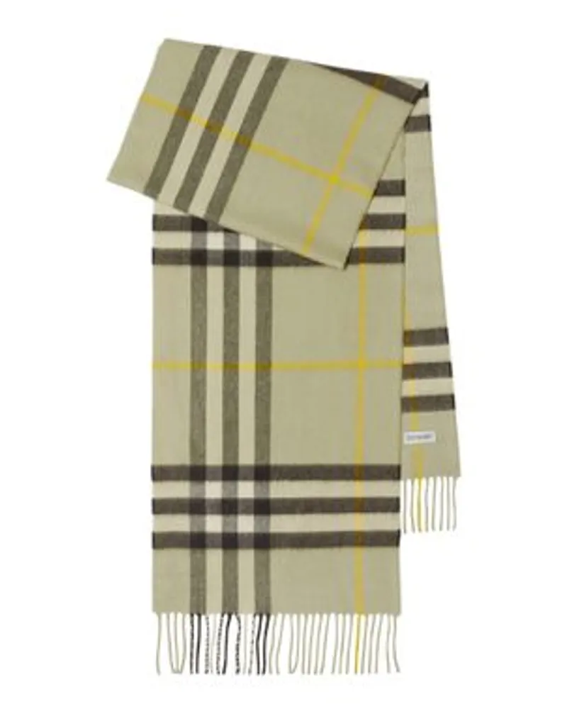 Burberry Großkarierter Schal Green