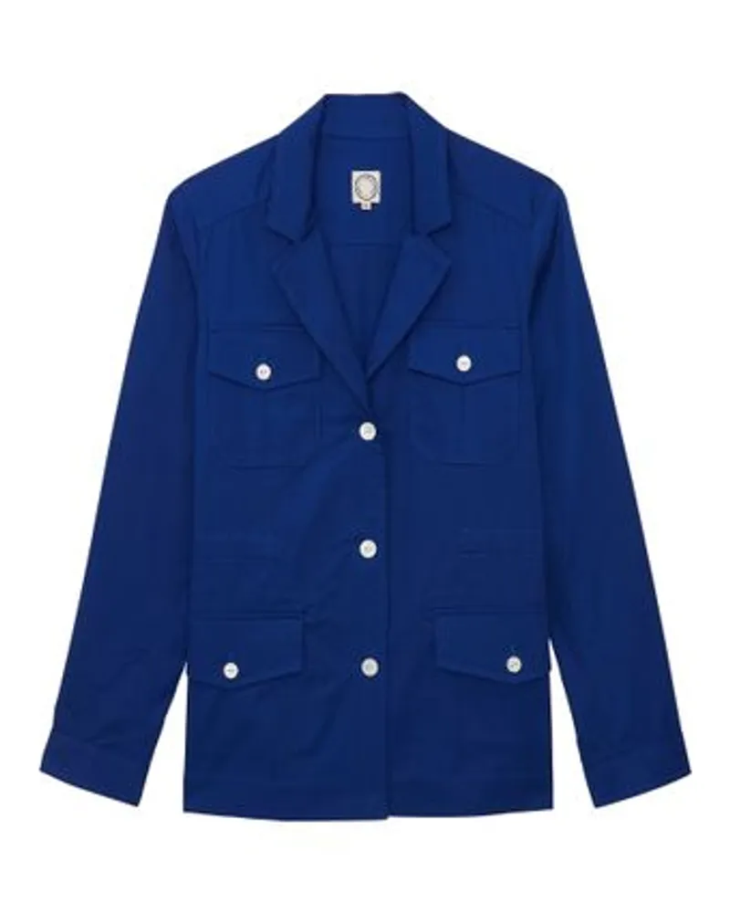 Inès de la Fressange Jacke Flipper Blue