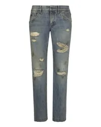 Dolce & Gabbana Washed-Jeans Multicolor