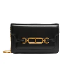 Tom Ford Kleine Schultertasche Box Palmellato Black