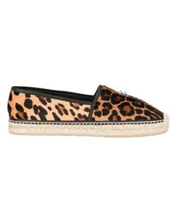 Dolce & Gabbana Ponyhaar-Espadrilles Multicolor