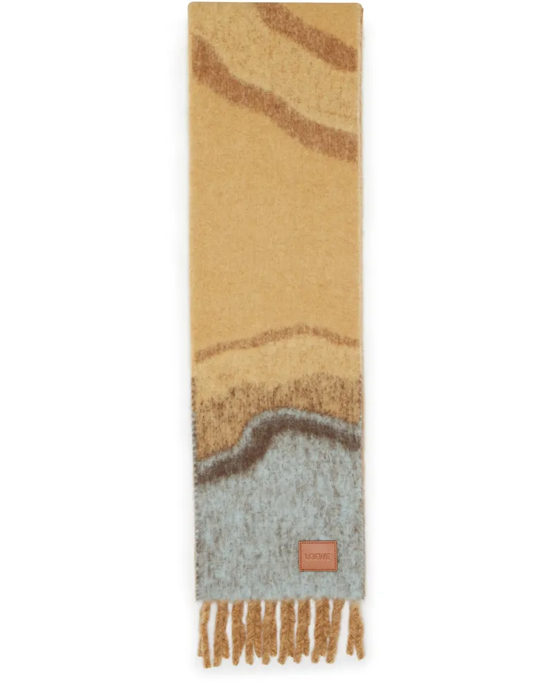 Loewe Schal aus Alpaka und Mohair Beige