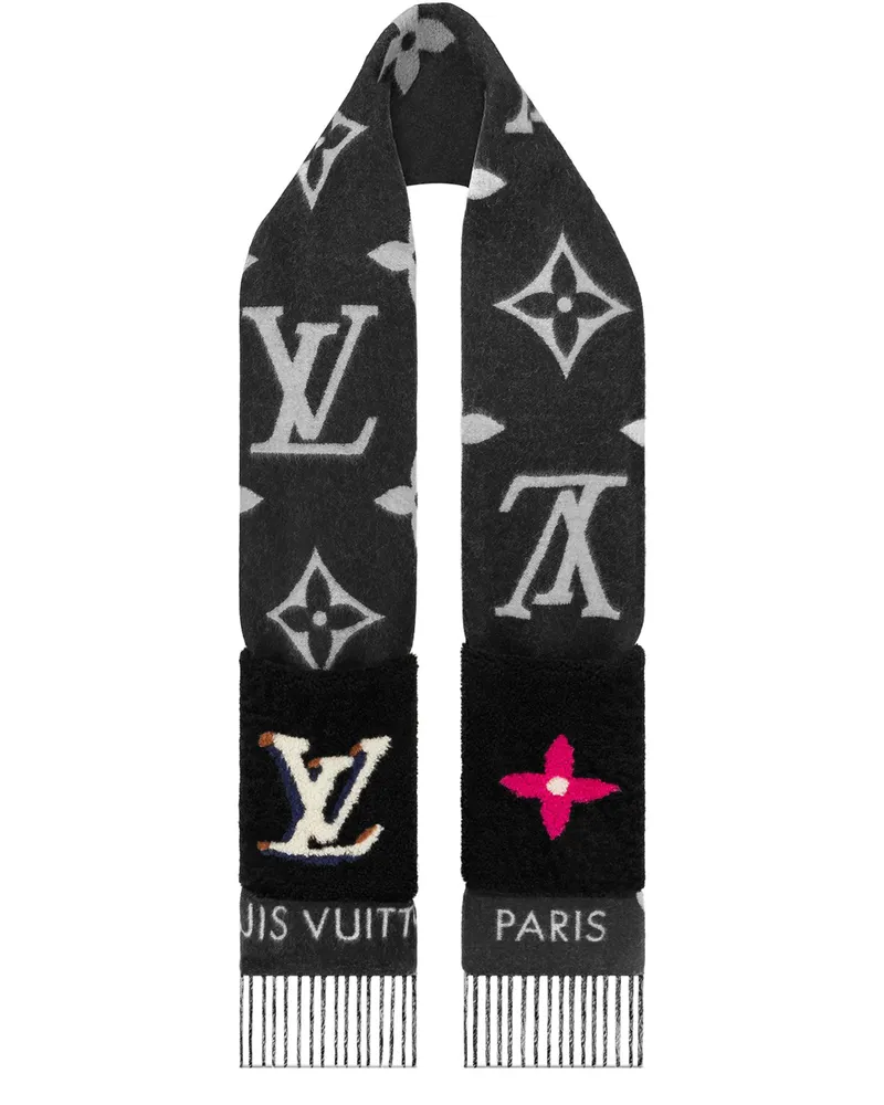 Louis Vuitton Teddy Reykjavik Schal Black