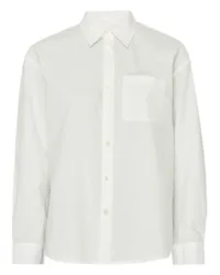 A.P.C. Hemd Boyfriend mit Logo White