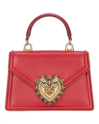 Dolce & Gabbana Kleine Tasche Devotion mit Tragegriff Red