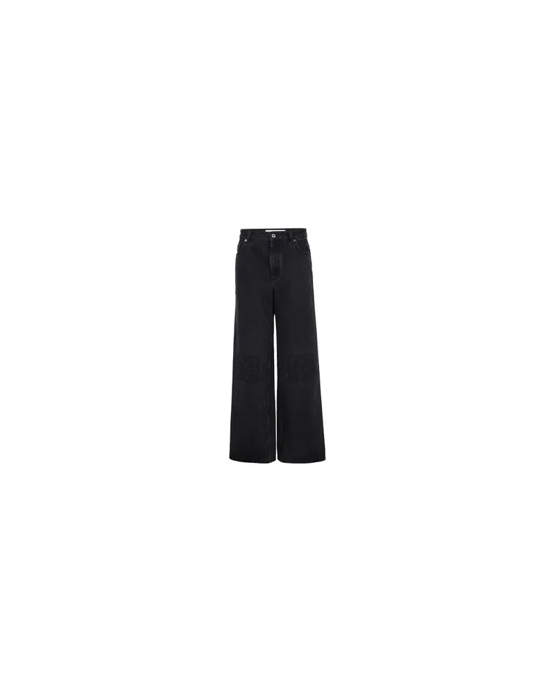 Loewe Anagram baggy jeans Black