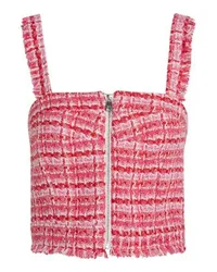 Karl Lagerfeld Top mit Bouclé-Bandeau Multicolor