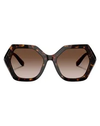 Dolce & Gabbana Irregular-Sonnenbrille Brown