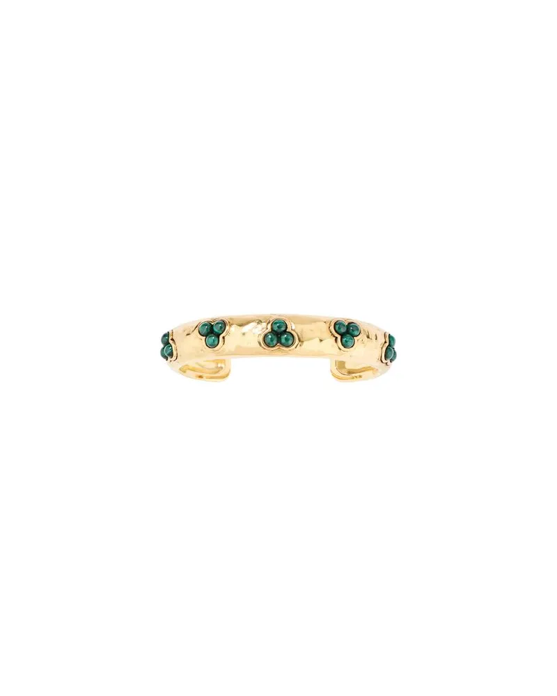 Aurélie Bidermann Armband Trifea Malachit Green