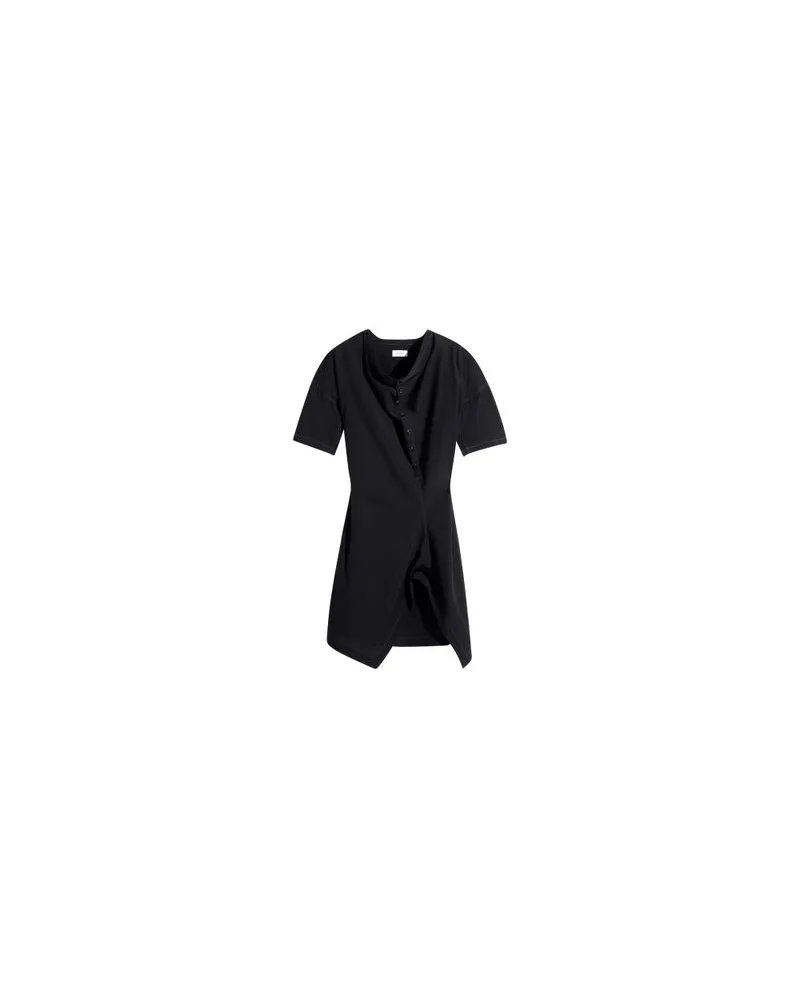 Christophe Lemaire Kleid mit weichem Kragen Black
