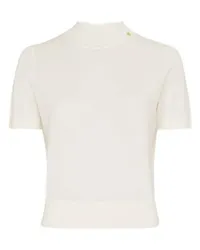 Anine Bing Kurzarmpullover Monique Off-white