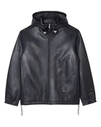 Sandro Lederjacke Black