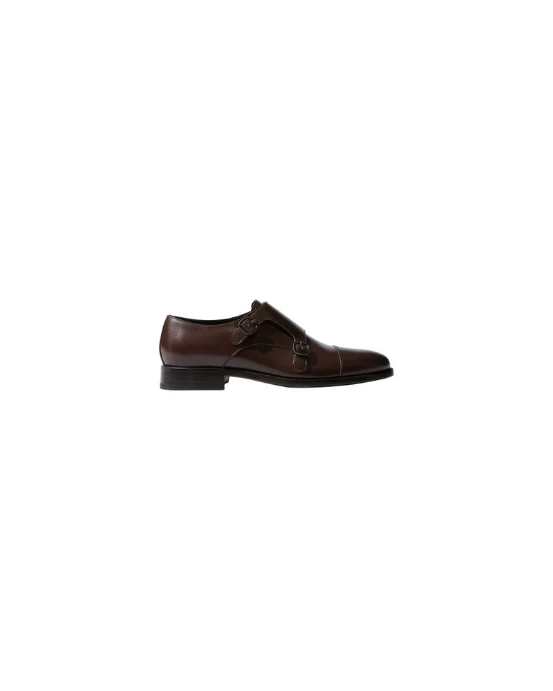 Scarosso Schuhe mit Doppelschnalle Gervasio Brown